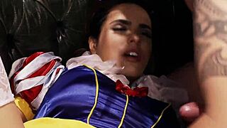 Passionate cosplay sex with a mature European mom