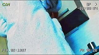 Housewife in sexy stockings doing household chores with an erotic twist