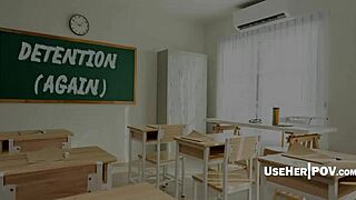 Kayla Paige's Milf Teacher Reprimands With Pussy!