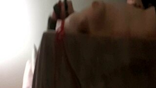 french housewife in bdsm humiliation with toys at home