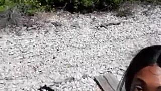 Fisherman Finds Stripper On Run And Gives Dirty Shower