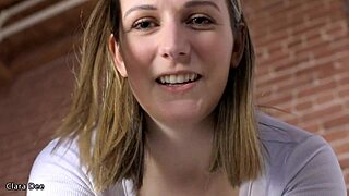 Girlfriend helps with a strapon for wild anal sex fun