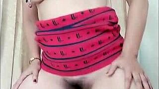 Mature Asian slut goes wild with her dildo collection