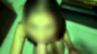Risky Anal Sex in Bathroom with Cheating 18yo Teen Moaning Loudly