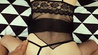 Husband Trains Wife With Friends In POV