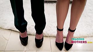 Milfs dominate and train submissive step sons