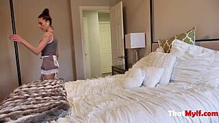 Eva Long, the nympho maid satisfies her master’s sexual desires