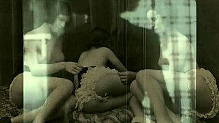Hairy nannies and antique pussies in erotic silent films