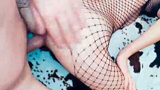 Beautiful Mature Submissive Wife Gets Assfucked in Stockings