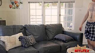 Sweet Housewife Sucks Son's Dick Early Morning