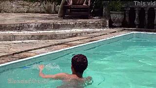 my boyfriend ditched me on valentine's, so i fucked his son hard.