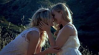 Jillian Janson and Scarlet Red's naughty forest escapade