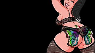 Kris K's Sloppy Deepthroat Magic With Big Black Cock