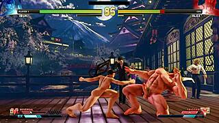 street fighter comic game with nude randomness