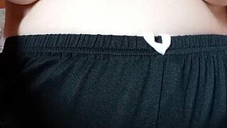 Pregnant MILF Spits On Her Big Tits And Nipples