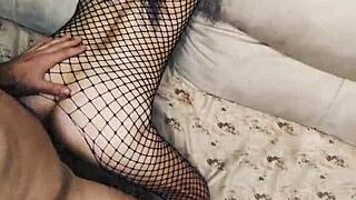 wife gets anal fucked in erotic lingerie pov