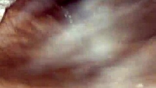 Married woman seduces her stepson and gives him a deep blow job in the kitchen
