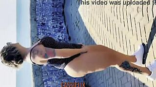 Big tits and ass shaking in homemade amateur video