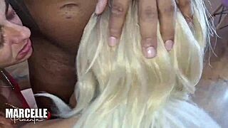 Clever Security Guard Spies And Fucks My Ass And Sister-In-Law's While We Get Ready!