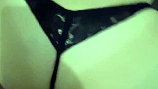 Ela loves riding with ass shaking in cowgirl panties