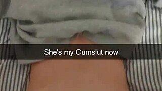 Cuckold college girlfriend gets humiliated and cum covered