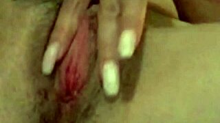 Wife's hidden shaved pussy fingering caught on secret masturbation video