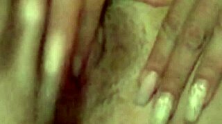 Wife's hidden shaved pussy fingering caught on secret masturbation video
