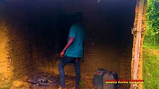 Big beautiful woman gets hardcore facial in her stepmother’s local mud house
