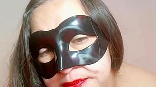 Mexi MILF enjoys solo play and shares with hubby's friend