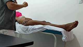 The Doctor Gives Special Attention And Sensual Massage To His Female Patient