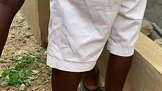 Hey, wanna see this quick outdoor bang? He slammed me hard and fast in just minutes!