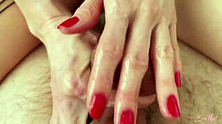 First encounter with hot milf escort Eva Myst in bodystocking