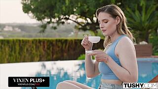 Ugh, Tushy anal curious milf Bonni Gee got... um, special spa treat!