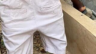 Hey, wanna see this quick outdoor bang? He slammed me hard and fast in just minutes!