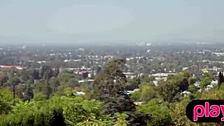 look at this curvy latina milf flaunting her big boobs and fat ass by the pool