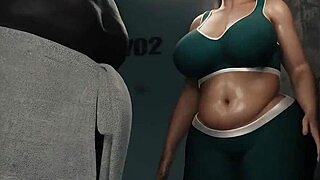 Big boobs neighbor gets fucked by massive black cock while cheating with horny wife.