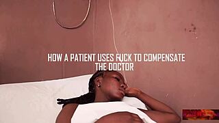 how a patient fucks the doctor to pay her bill.