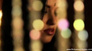 Lovely Brunette Dances Gracefully With Mature Elegance