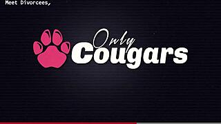 Alex fe, a cougar matures, enjoys big black cocks and cumshots in different positions