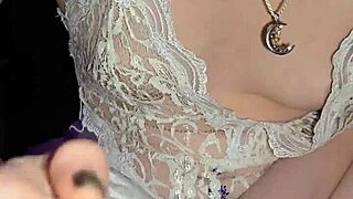 Milf Jerks Cock And Licks Up Every Drop.