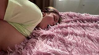 Step-sister goes wild with step-brother and gets filled up