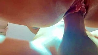 at 9 months pregnant, riding a cock gets so tough for her