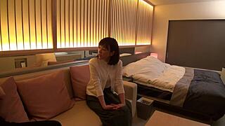 A video of a hot busty Japanese MILF finding a treasure