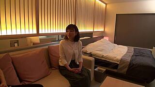 A video of a hot busty Japanese MILF finding a treasure
