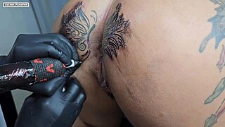 Curly Milf Stretched by Huge Black Cock Creampie