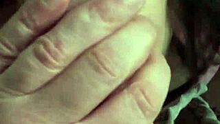 Candie cross shares intimate cuddle moments in fishnets with her submissive side