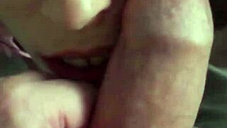 Candie cross shares intimate cuddle moments in fishnets with her submissive side