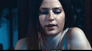 Pervert dude fucked his stepmom and her daughter in a threesome