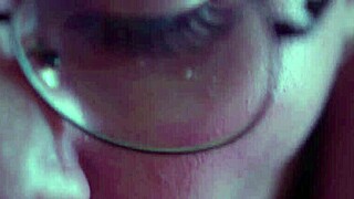 Dissolute girl is sucking her boyfriend’s hard cock with passion