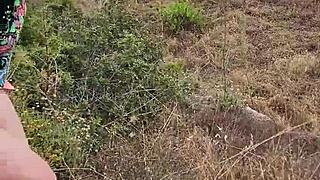Petite couple gets daring with outdoor blowjob during Cyprus trip